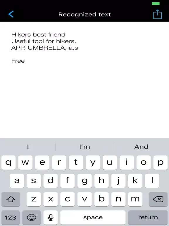 Capturas de pantalla de Scan Me - Image to text iPad 
