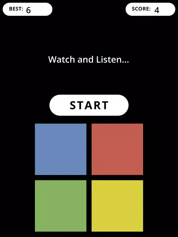 Memory - Watch, Listen, Repeat, ... iPad  Ekran Görüntüleri