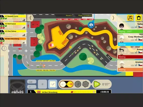 ภาพหน้าจอของ Arrivée Online: Cycling Races iPad 