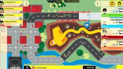 ภาพหน้าจอของ Arrivée Online: Cycling Races