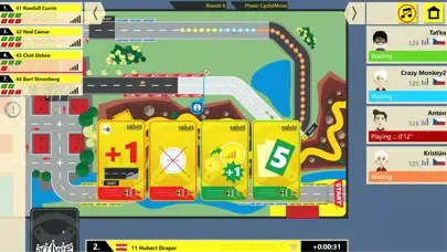 ภาพหน้าจอของ Arrivée Online: Cycling Races