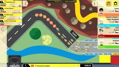 ภาพหน้าจอของ Arrivée Online: Cycling Races