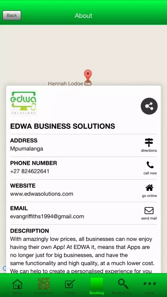 EDWA Web Solutions スクリーンショット