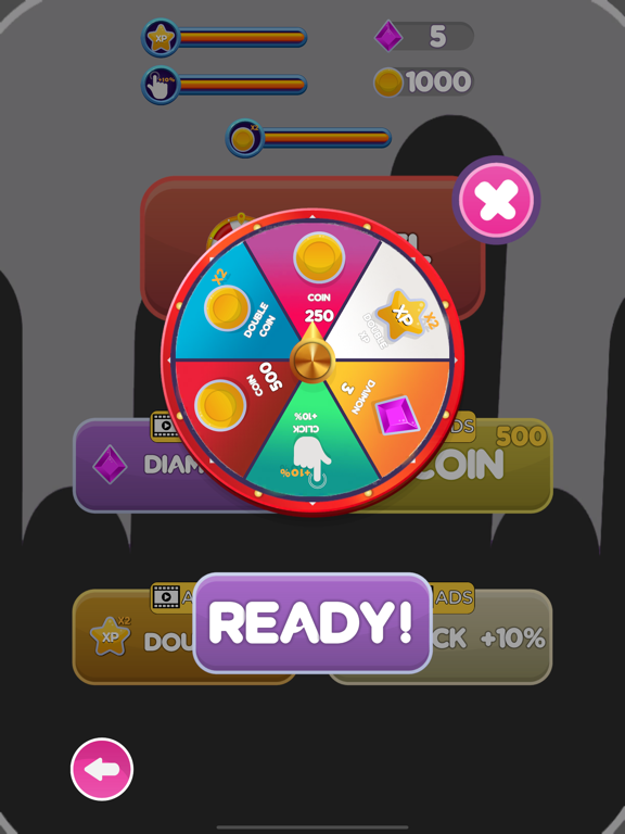 Tangkapan skrin KingOfClick iPad 