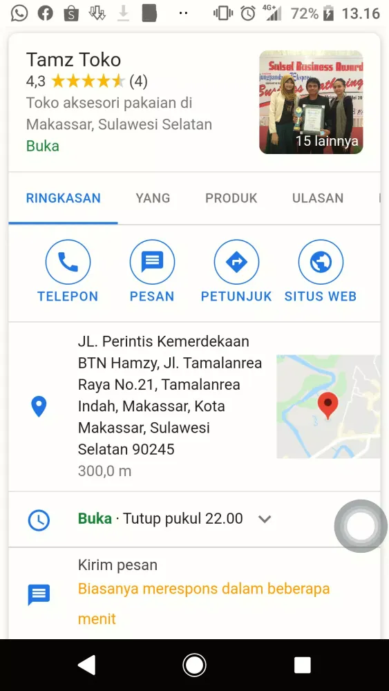 Online Shop Makassar @tokotamz应用截图