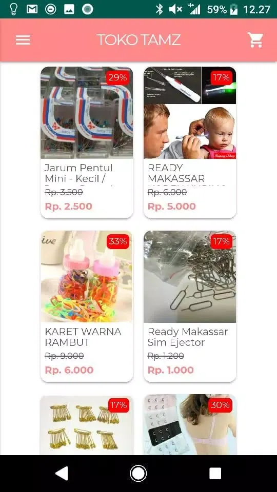 Online Shop Makassar @tokotamz应用截图