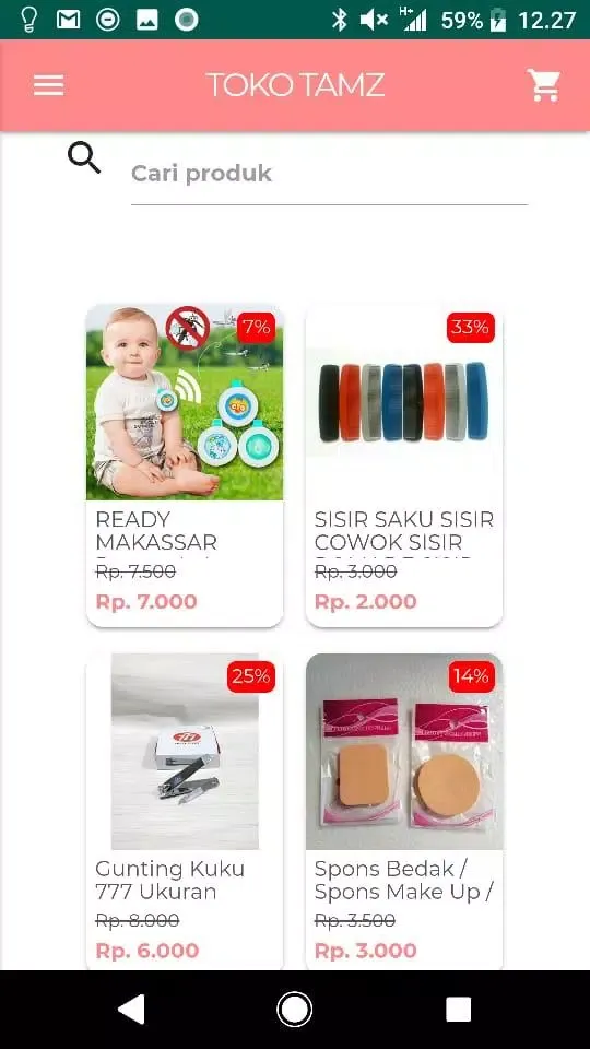 Online Shop Makassar @tokotamz应用截图