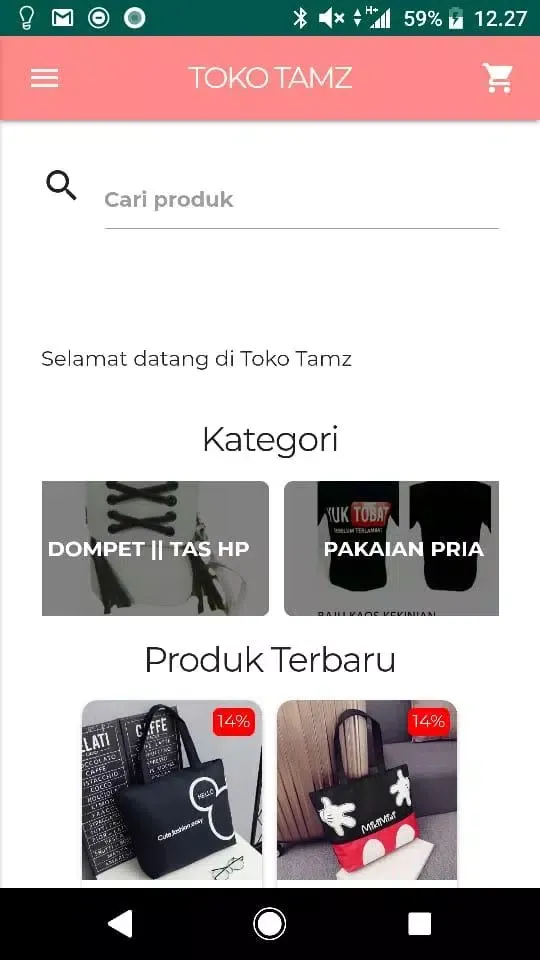 Online Shop Makassar @tokotamz应用截图