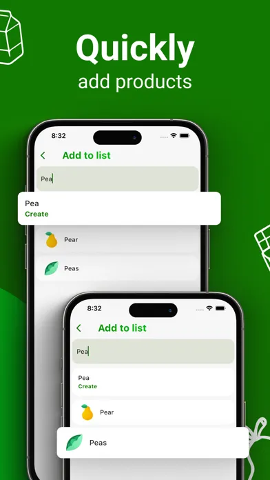 Green Lists: grocery shopping應用截圖