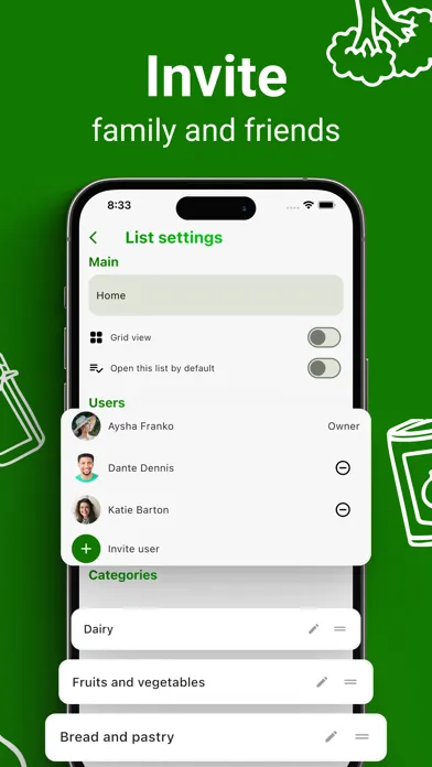 Green Lists: grocery shopping應用截圖