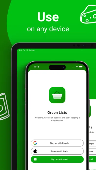 Green Lists: grocery shopping應用截圖