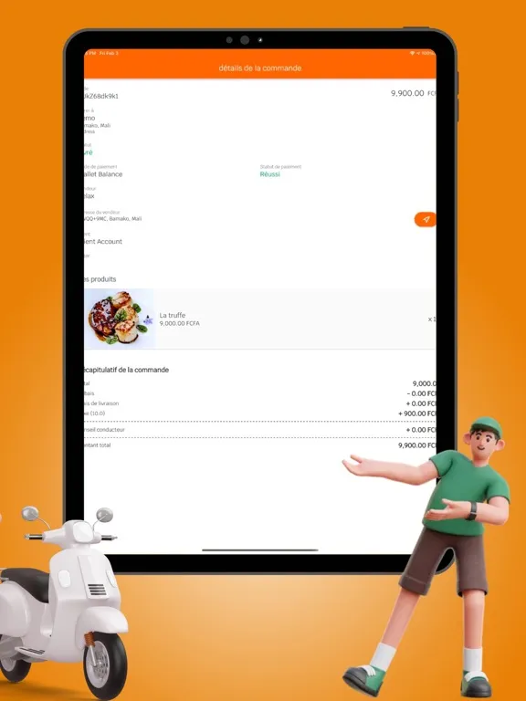 SPIDi Livreur iPad 应用截图