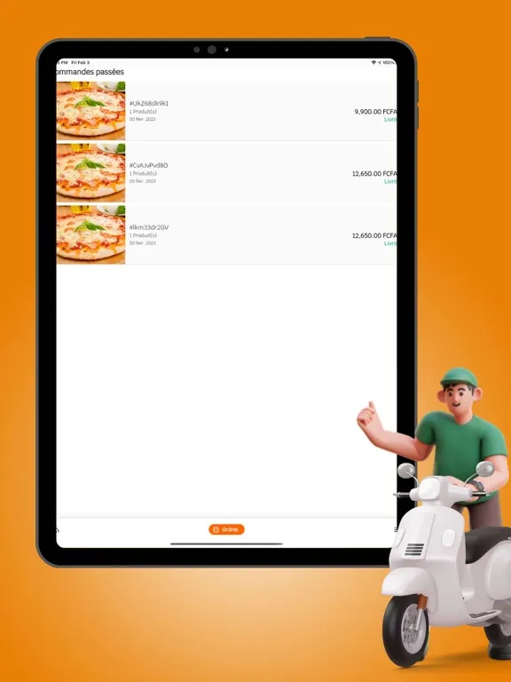 SPIDi Livreur iPad 应用截图