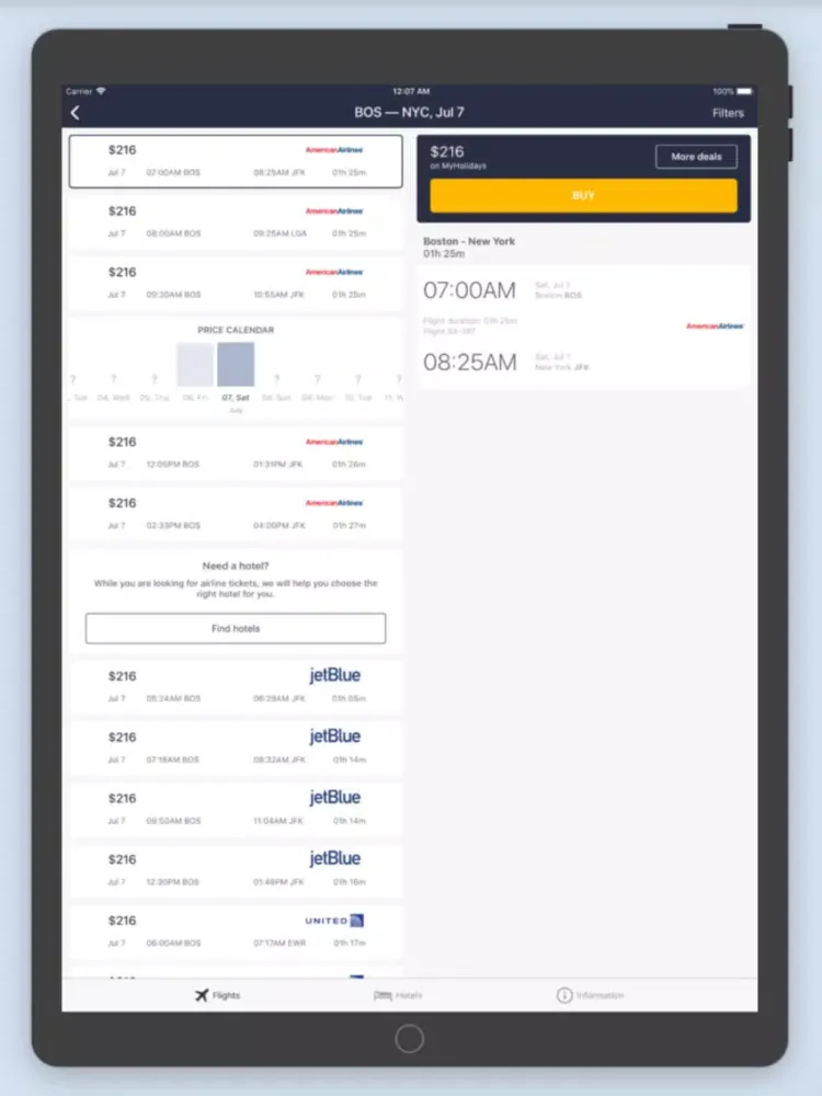Easy travels iPad  سکرین شاٹس