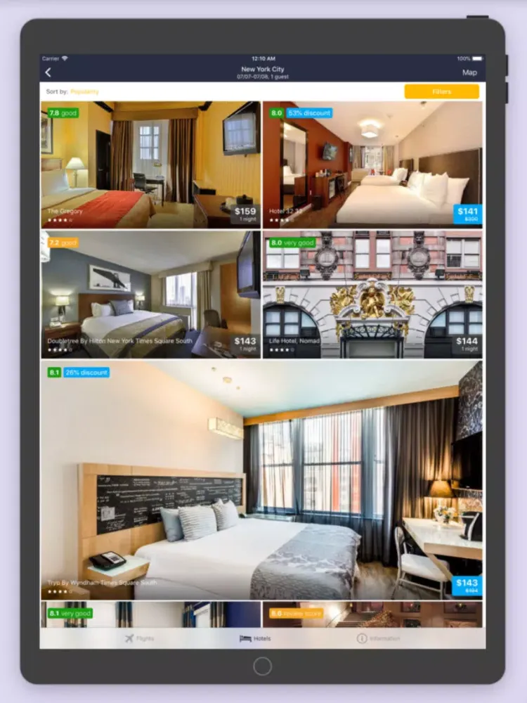 Easy travels iPad  سکرین شاٹس