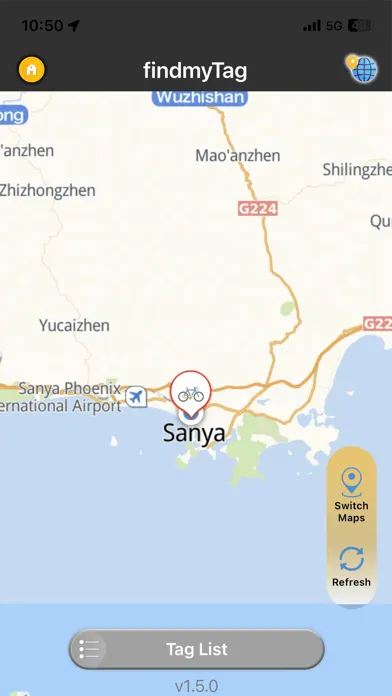 ภาพหน้าจอของ findmyTag