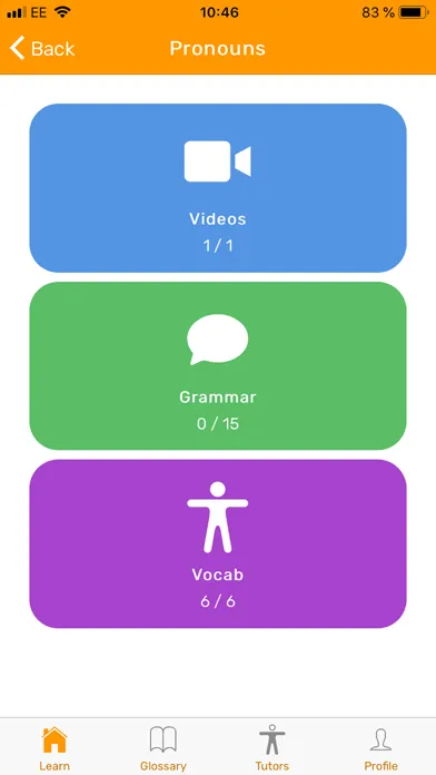 Tangkapan layar Fluently - Learn Punjabi