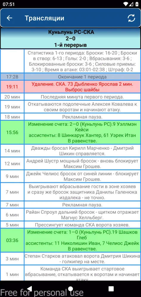 КХЛ Онлайн应用截图