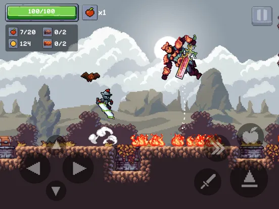 ภาพหน้าจอของ Apple Knight 2 iPad 