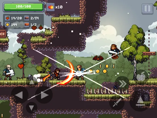 ภาพหน้าจอของ Apple Knight 2 iPad 
