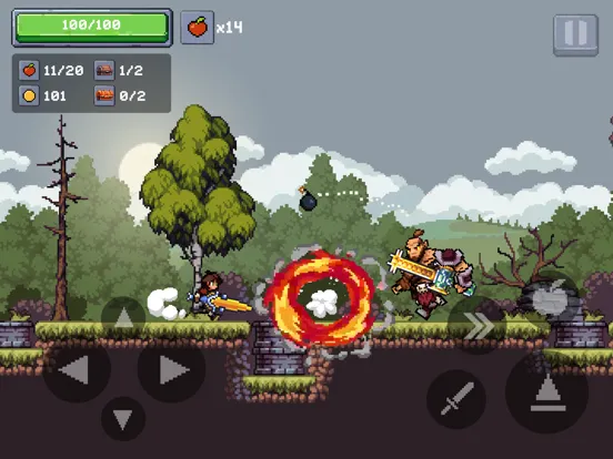 ภาพหน้าจอของ Apple Knight 2 iPad 