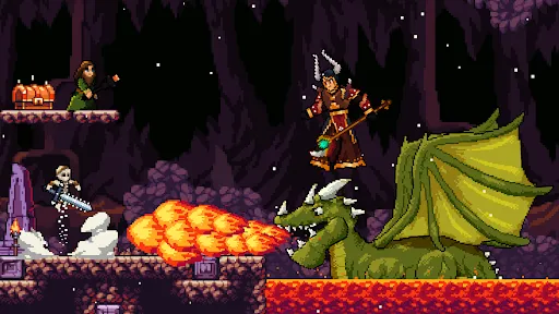 Apple Knight Action Platformer スクリーンショット