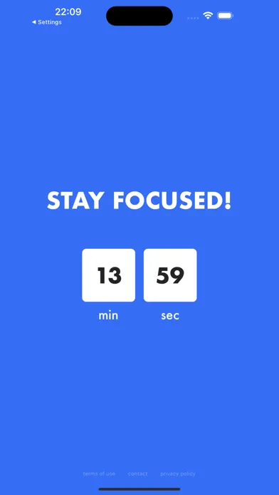 Capturas de tela do FocusTime - block apps