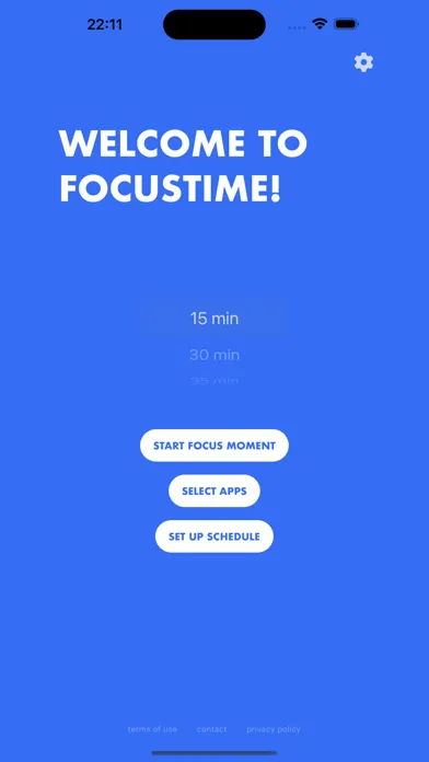 Capturas de tela do FocusTime - block apps