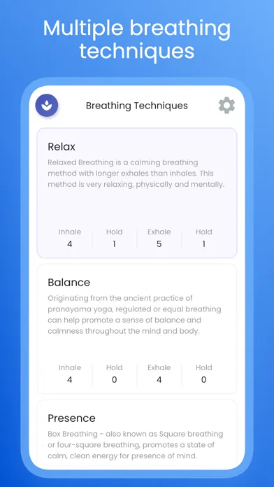 Zrzuty ekranu Breathe to Relax: Affirmations