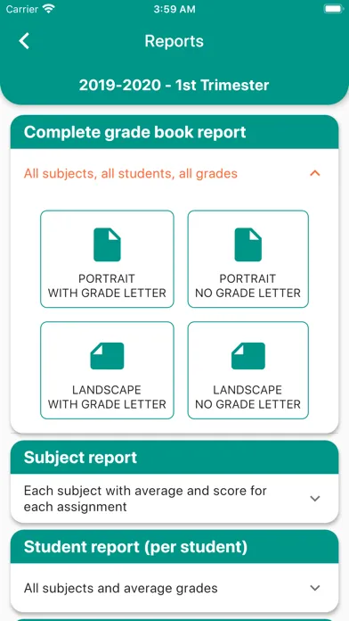 My Grade Book Online Ekran Görüntüleri