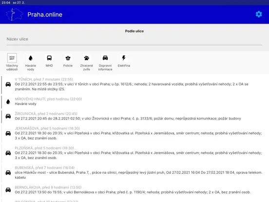 Praha.online iPad Screenshots