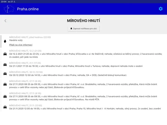 Praha.online iPad Screenshots