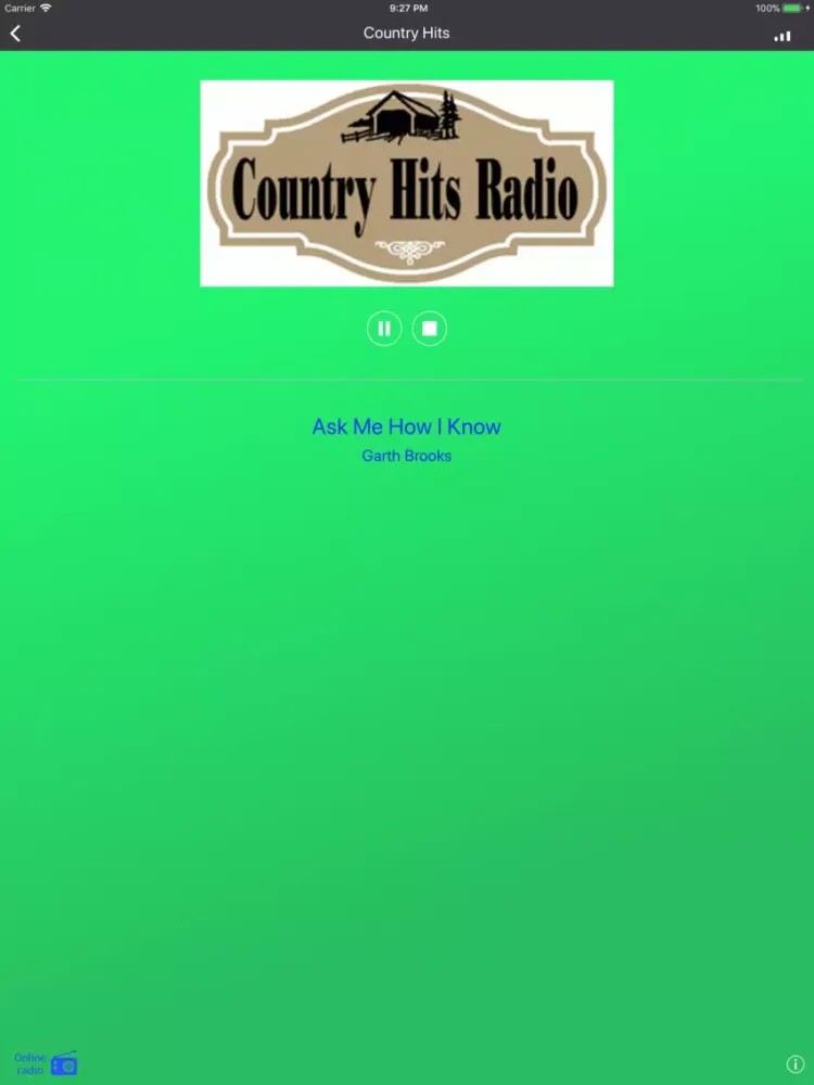 Online Radio Player iPad  Ekran Görüntüleri