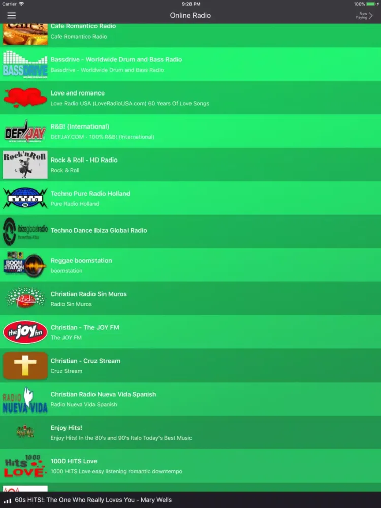 Online Radio Player iPad  Ekran Görüntüleri