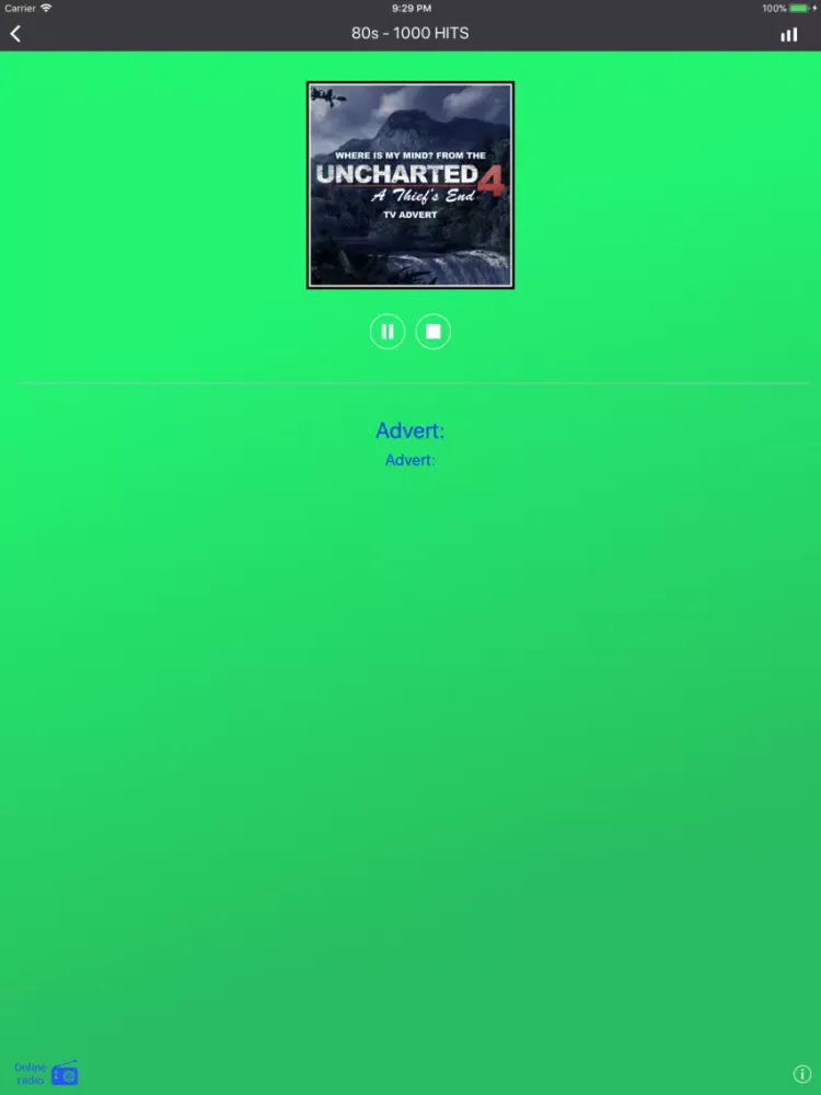 Online Radio Player iPad  Ekran Görüntüleri
