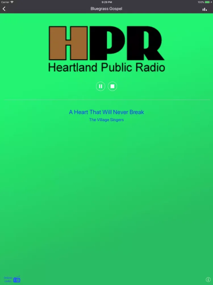 Online Radio Player iPad  Ekran Görüntüleri