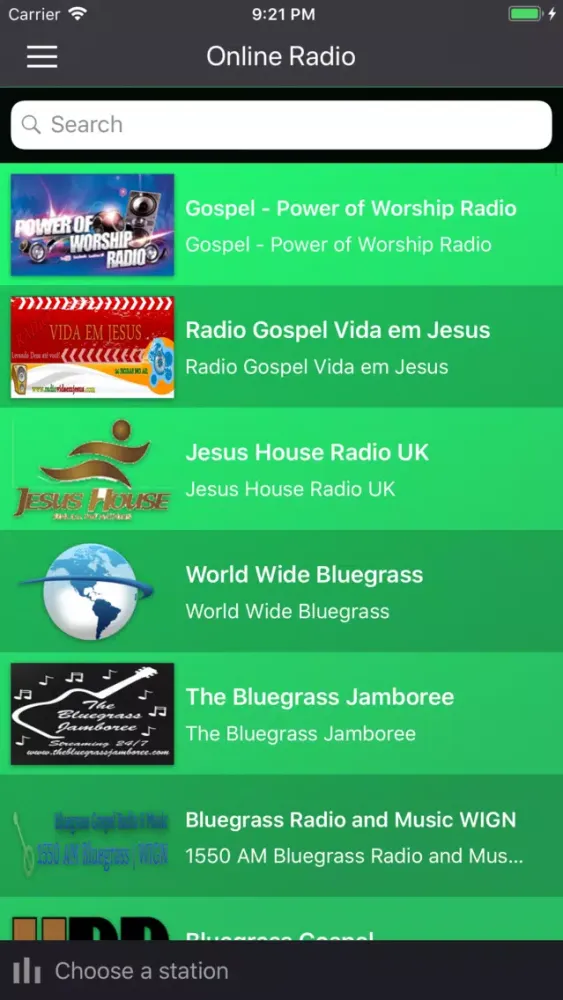 Online Radio Player Ekran Görüntüleri