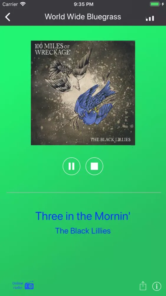 Online Radio Player Ekran Görüntüleri