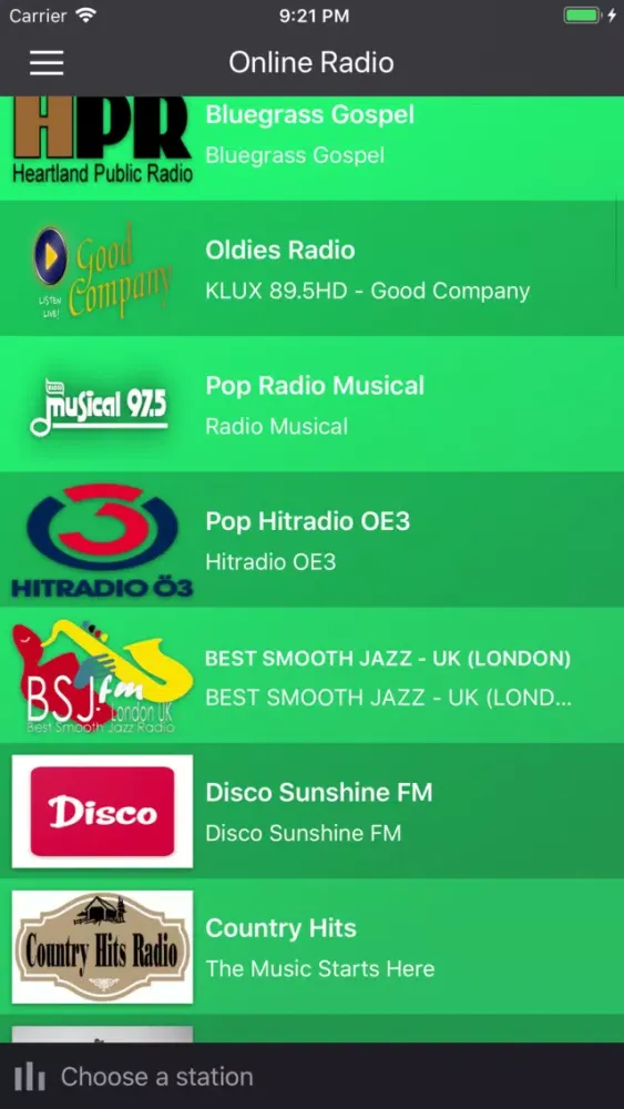 Online Radio Player Ekran Görüntüleri