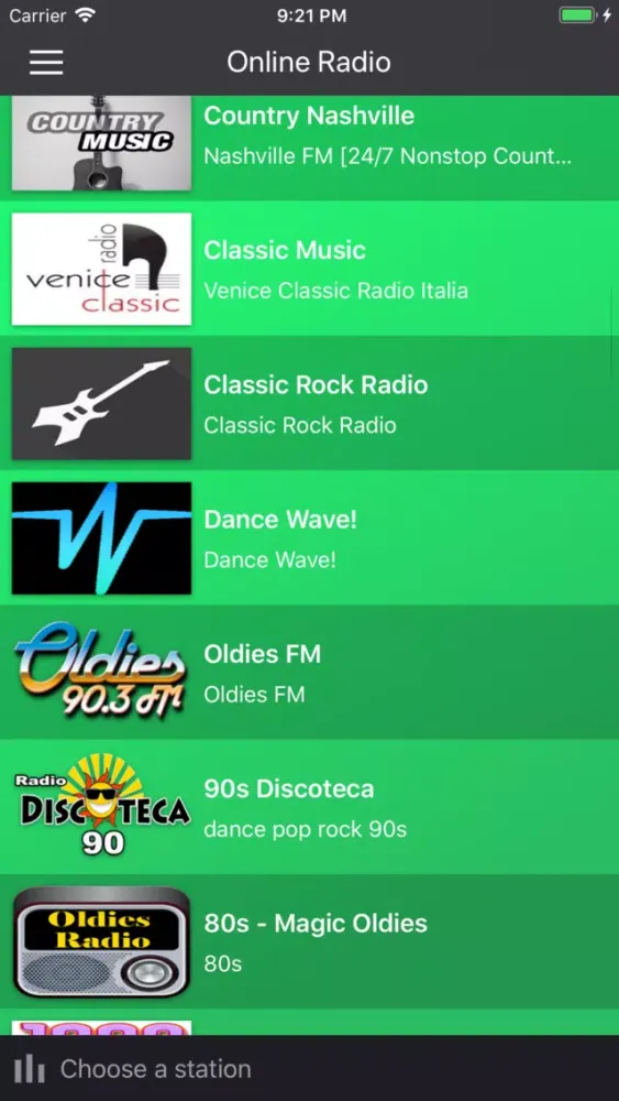 Online Radio Player Ekran Görüntüleri