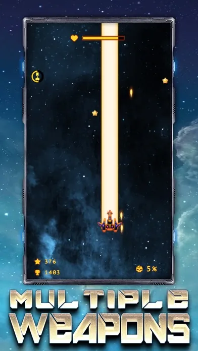 Ảnh chụp màn hình của Space Warship: Thunder
