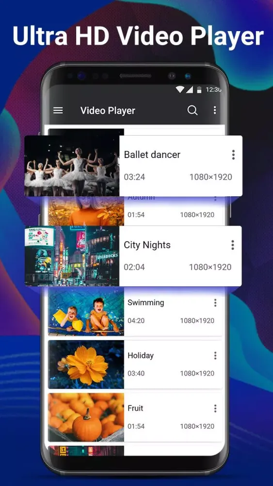 Video Player স্ক্রিনশট