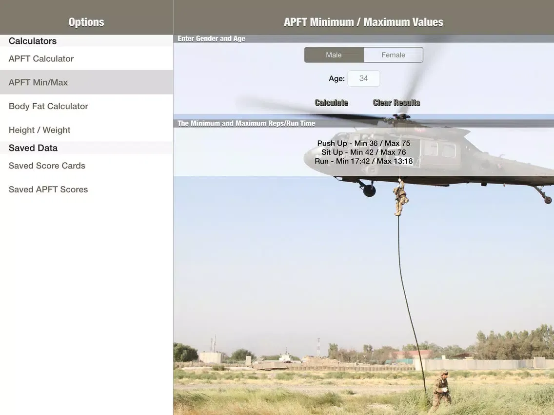 APFT Min / Max iPad 应用截图