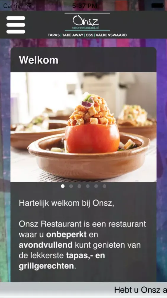 Onsz Restaurant स्क्रीनशॉट