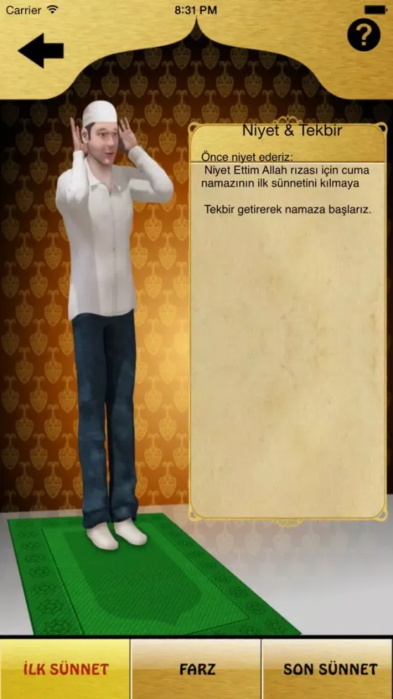 ภาพหน้าจอของ Namaz Hocam!