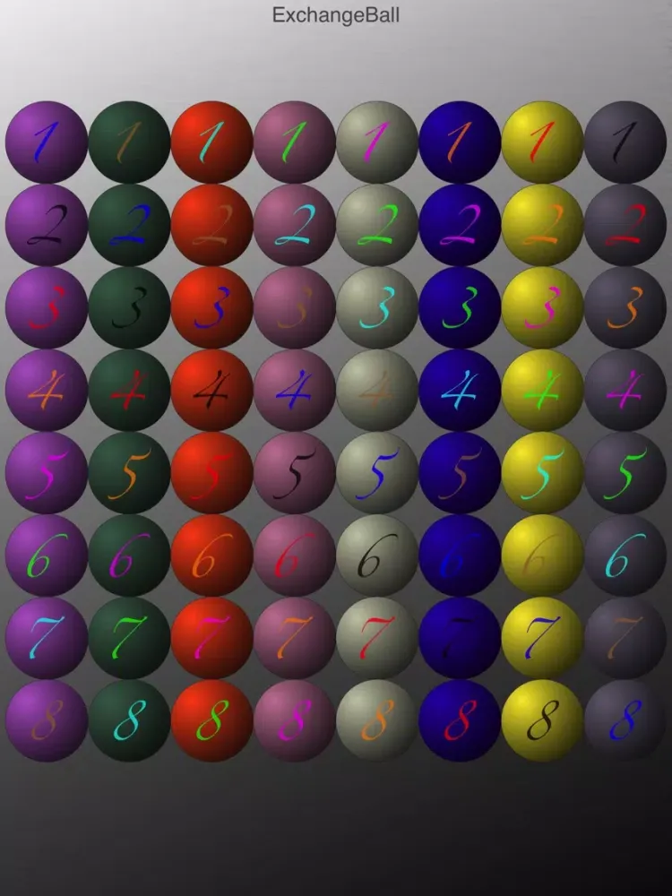 ExchangeBall iPad  スクリーンショット
