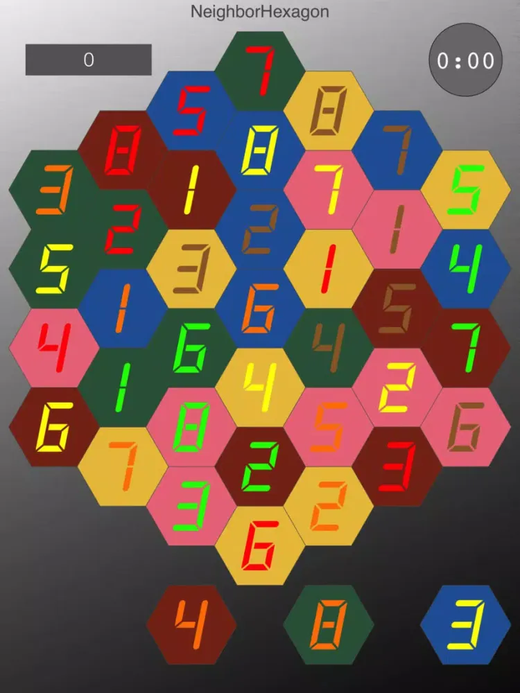 ภาพหน้าจอของ NeighborHexagon iPad 