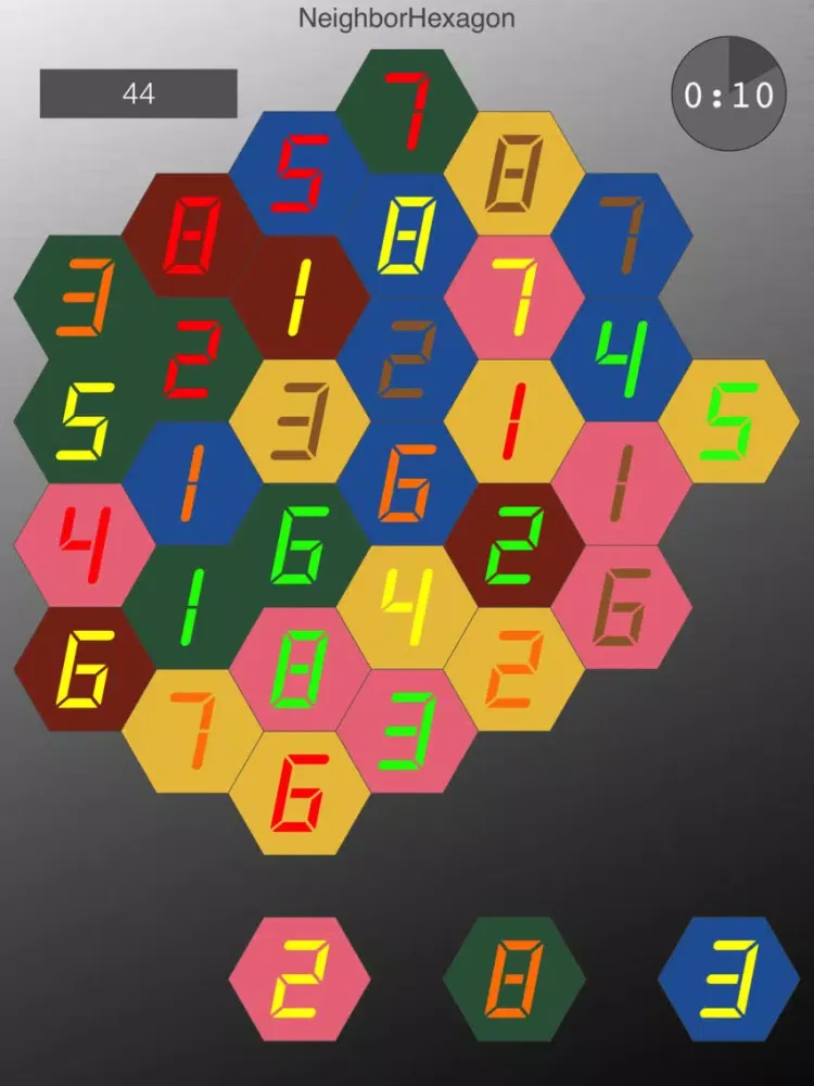 ภาพหน้าจอของ NeighborHexagon iPad 