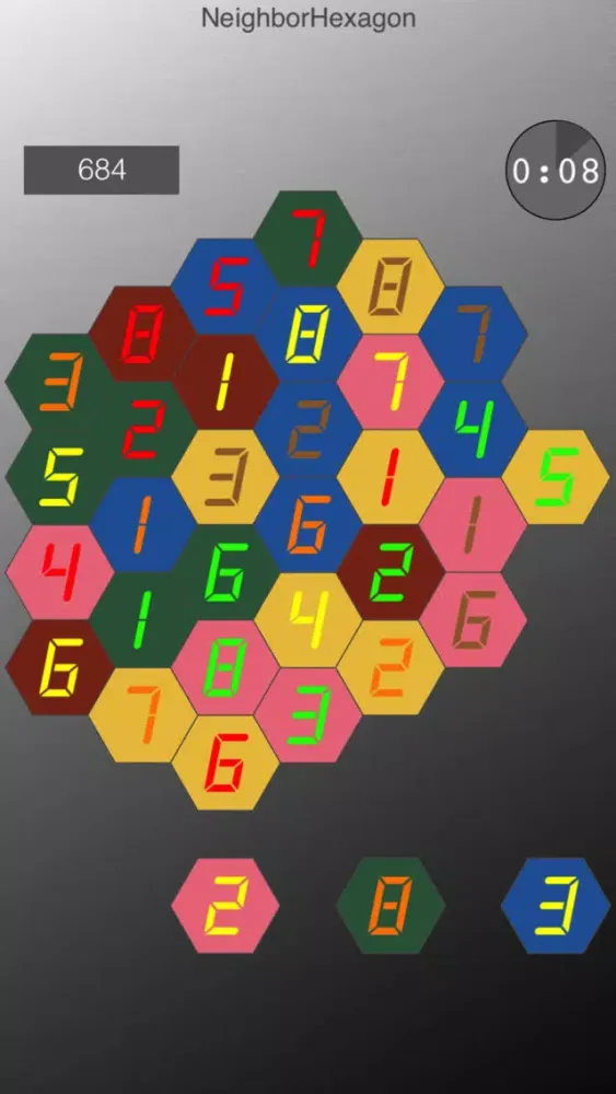 ภาพหน้าจอของ NeighborHexagon