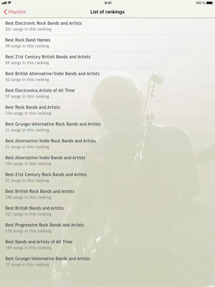 Screenshot di Next Song Music Player iPad 
